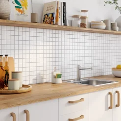 Casa Bella Mosaïque sol et mur ivoire 30 x 30 cm Oikos