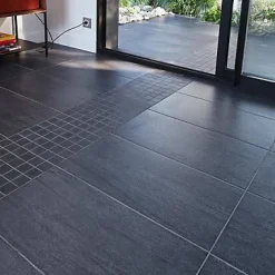 Mosaïque sol et mur noir 30 x 30 cm Oikos-Casa Bella Hot