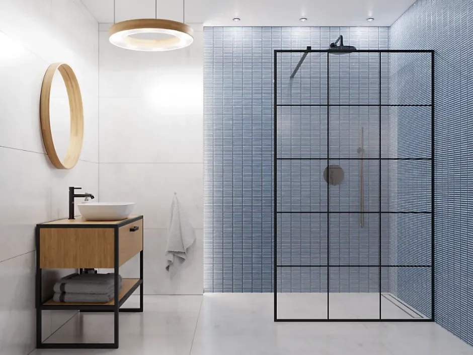 Mosaïque sur résille pour salle de bain et cuisine en céramique 28.2 x 29 cm- Blue piano-Ilcom Discount