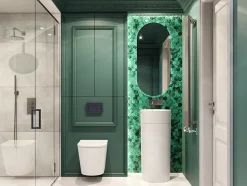 Ilcom Mosaïque sur résille pour salle de bain et cuisine en céramique 31.2 cm x 27 cm- Jungle nature hive