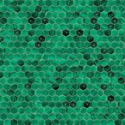 Ilcom Mosaïque sur résille pour salle de bain et cuisine en céramique 31.2 cm x 27 cm- Jungle nature hive