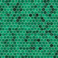 Ilcom Mosaïque sur résille pour salle de bain et cuisine en céramique 31.2 cm x 27 cm- Jungle nature hive