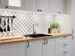 Mosaïque sur résille pour salle de bain et cuisine en céramique 28.5 cm x 29 cm - First snow-Ilcom Hot