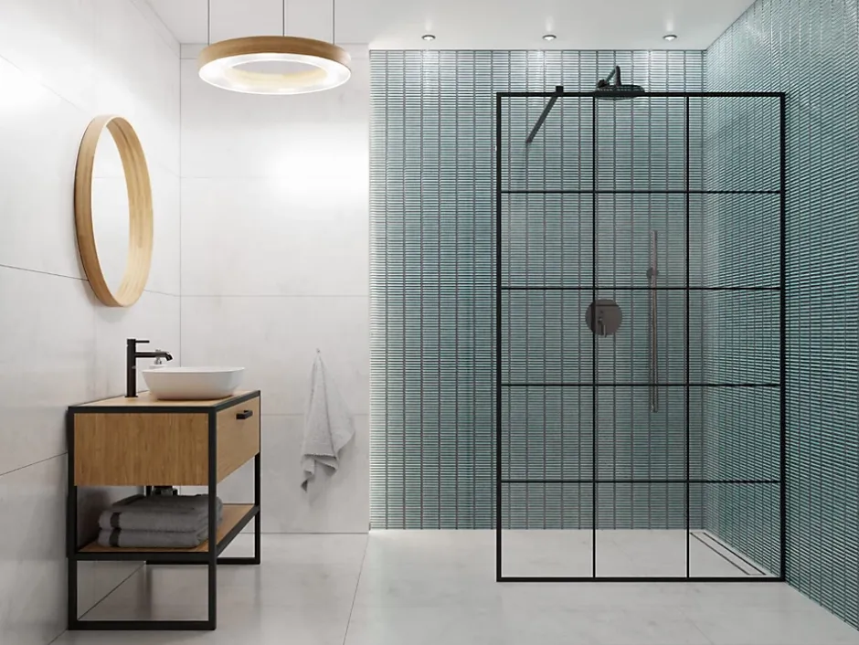 Ilcom Mosaïque sur résille pour salle de bain et cuisine en céramique 29.0 cm x 28.2 cm - Shimmering shores