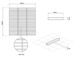 Mosaïque sur résille pour salle de bain et cuisine en céramique 29.0 cm x 28.2 cm - Greenpeace-Ilcom Online