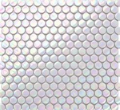 Mosaïque sur résille pour salle de bain et cuisine en céramique 29.3 cm x 31.7 cm - Rainbow bubbles-Ilcom Outlet