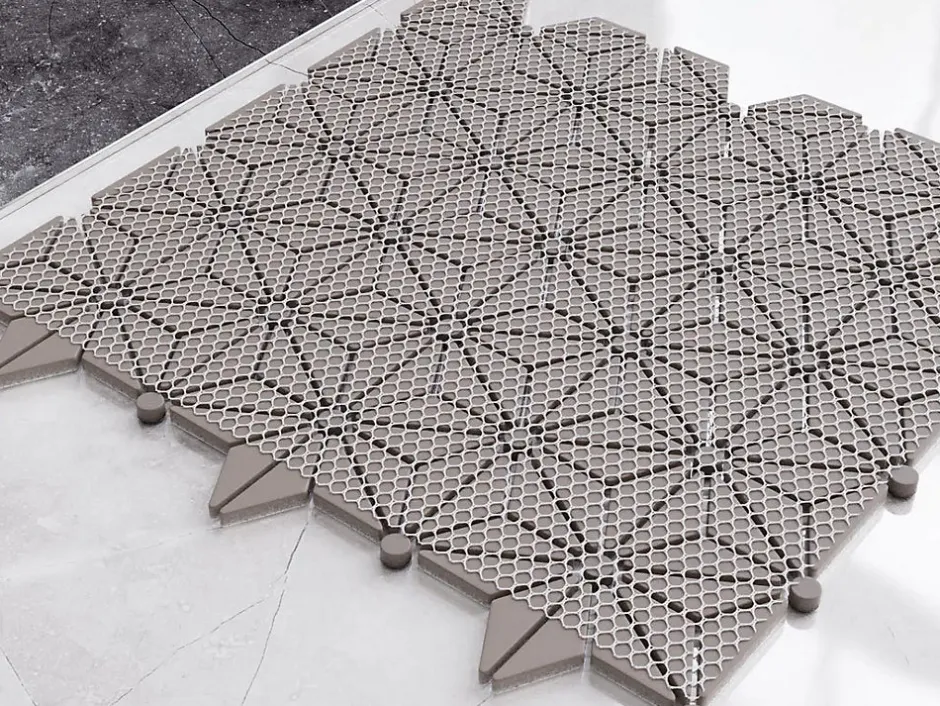 Ilcom Mosaïque sur résille pour salle de bain et cuisine en céramique 29.4 cm x 30.7 cm - Origami