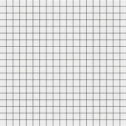 Ilcom Mosaïque sur résille pour salle de bain et cuisine en céramique 30.2 cm x 30.2 cm - White chaturanga