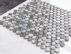 Ilcom Mosaïque sur résille pour salle de bain et cuisine en céramique 29.3 cm x 31.7 cm - Oscar Wilde