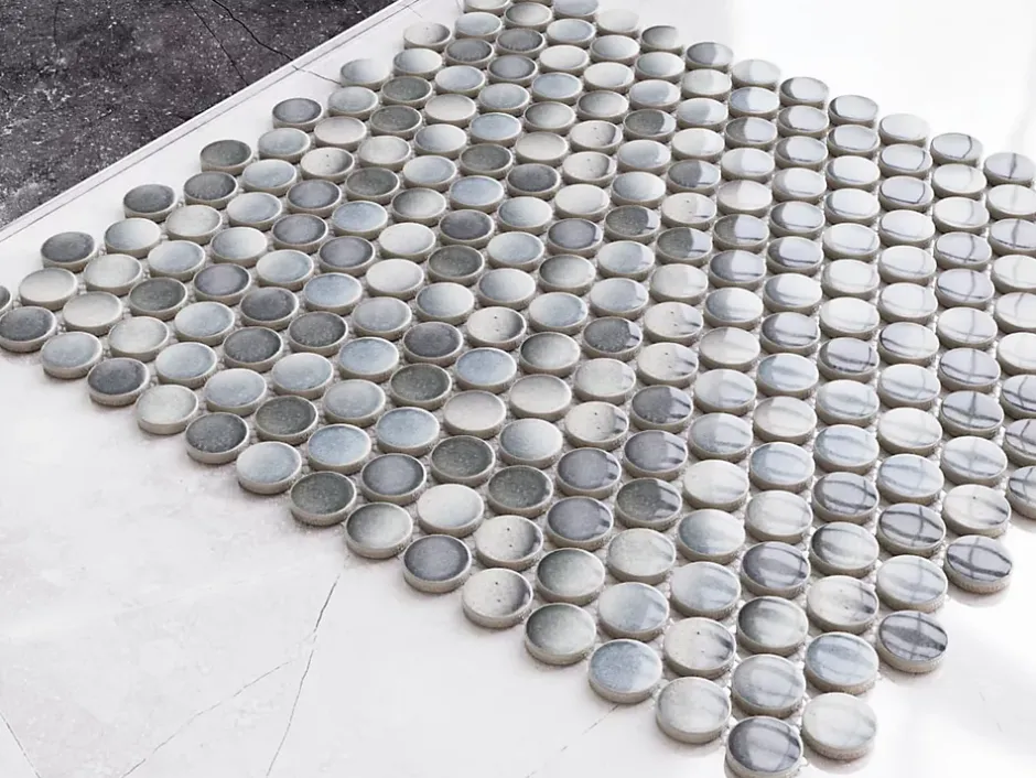 Ilcom Mosaïque sur résille pour salle de bain et cuisine en céramique 29.3 cm x 31.7 cm - Oscar Wilde