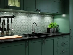 Mosaïque sur résille pour salle de bain et cuisine en céramique 29.7 cm x 26.2 cm - Nori hive-Ilcom Best