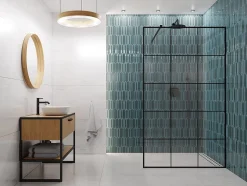 Ilcom Mosaïque sur résille pour salle de bain et cuisine en céramique 30.0 cm x 29.6 cm - Crystal