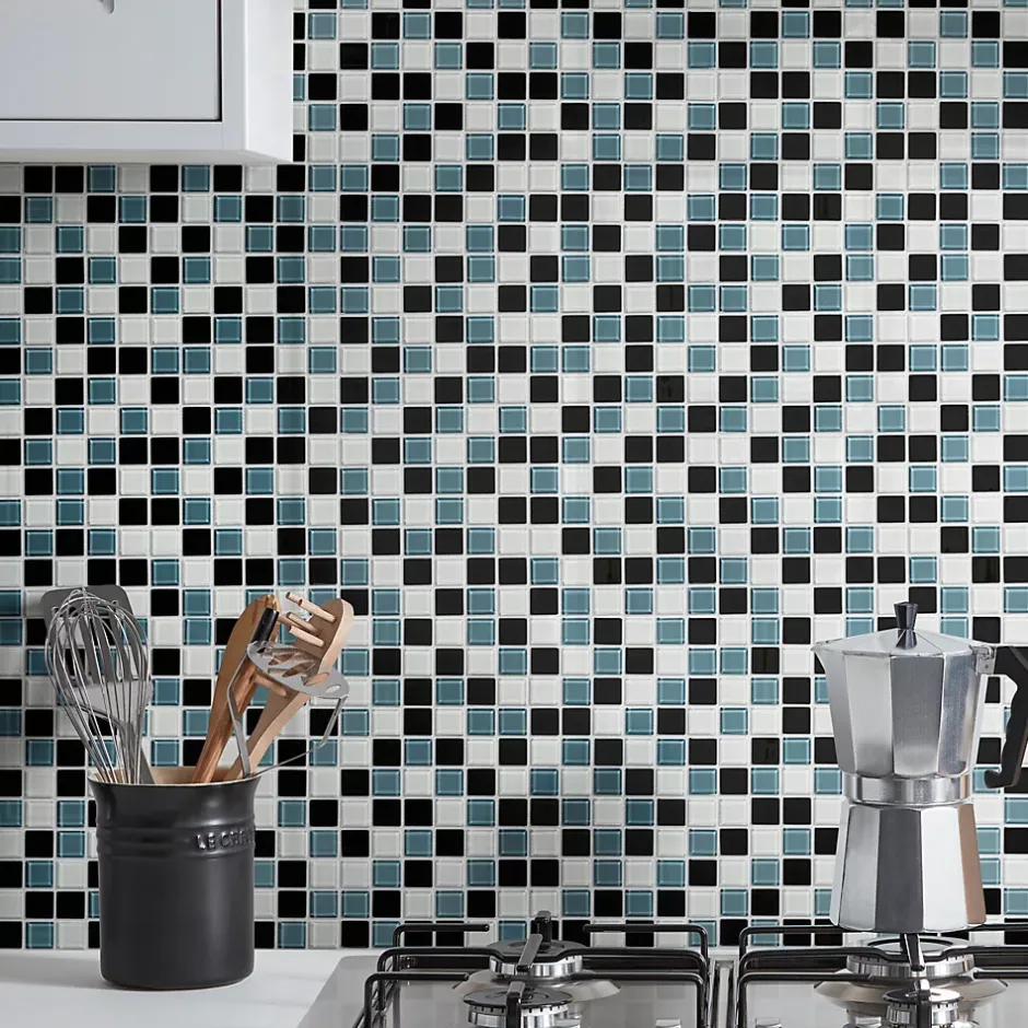 Mosaïque Tarente gris 30 x 30 cm-Colours Sale