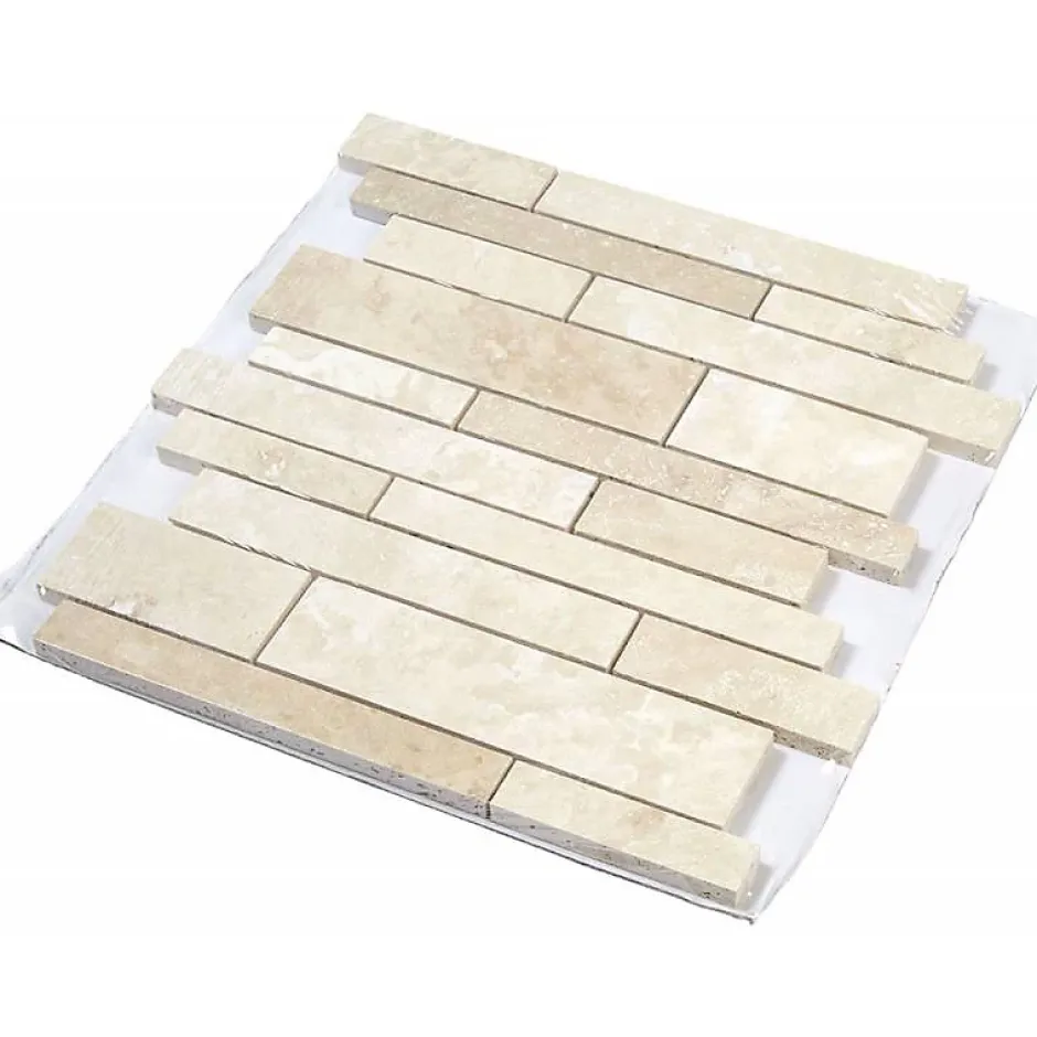 Decoon Mosaïque Travertin - Beige Vieilli - Barrettes