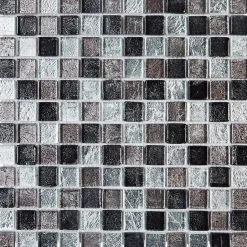 Mosaïque Verre - Mix Gris - 2.3 x 2.3 cm-Decoon Best