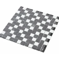 Mosaïque Verre - Mix Gris - 2.3 x 2.3 cm-Decoon Best