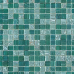 Lux Mosaic Mosaïque Vert Salle de Bain et Cuisine Multi Teal 32,7x32,7 cm Intérieur & Extérieur