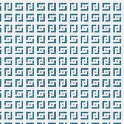 Gioia Materia Mosaïque 2,5x2,5cm motif géométrique Palm Springs Palm (4 couleurs) Brillant / Poli boite de 2 m2