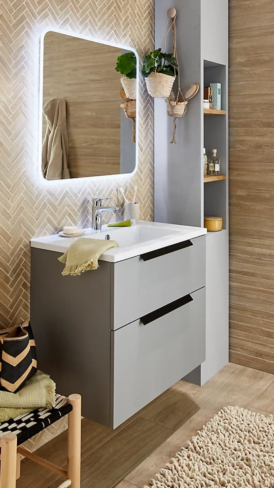 Mosaïque 30x30cm Rusticwood-GoodHome Online