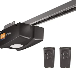 Moteur 500 N 433 MHz avec 2 émetteurs manuels RSC 2 pour Portes de Garage jusqu'à 7 m² + Accessoires de Montage, Multicolore-Nature Pro Sale