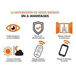 Moteur pour Volet Battant, 2 Vantaux,-Bubendorff Outlet