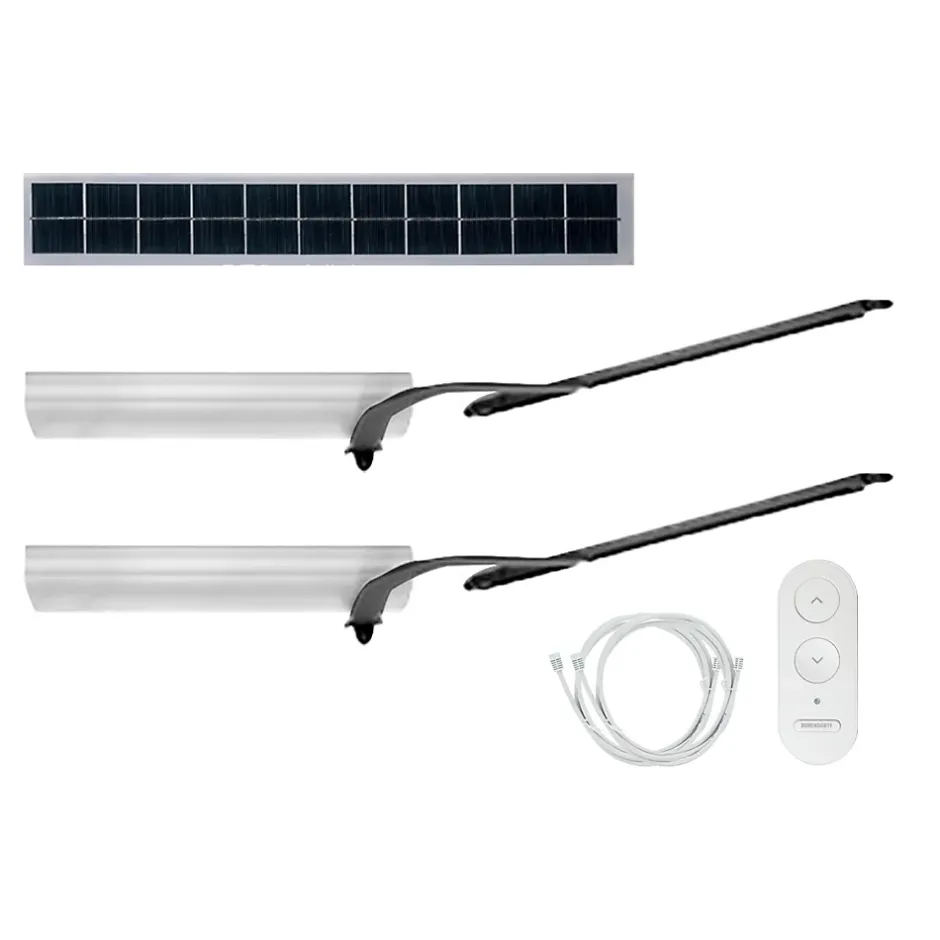 Bubendorff Moteur Solaire 2 Vantaux Kit Complet Pour Volet Battant
