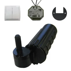 Motorisation pour volet 1 battant droit SLID'UP URANUS filaire - gond 12 mm-Slid’Up By Mantion New