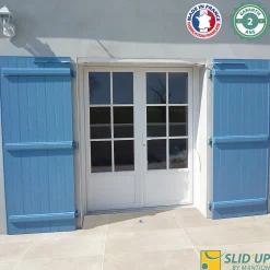 Motorisation pour volet 2 battants SLID'UP WINEO radio - baie 1500 à 2500 mm - brut-Slid’Up By Mantion Discount