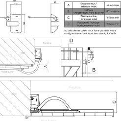 Motorisation pour volet 1 battant droit SLID'UP BRA-VO radio-Slid’Up By Mantion Online