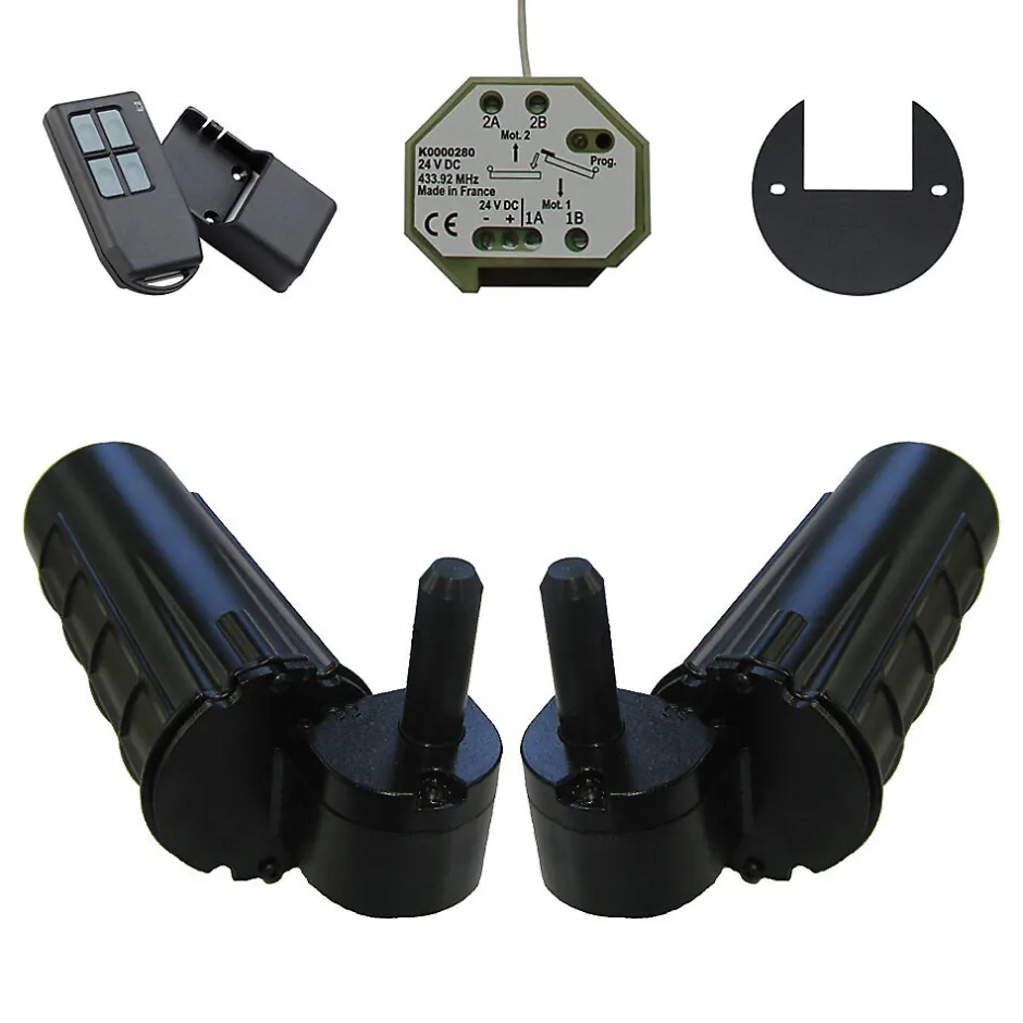 Slid’Up By Mantion Motorisation pour volet 2 battants SLID'UP URANUS radio - gond 14 mm