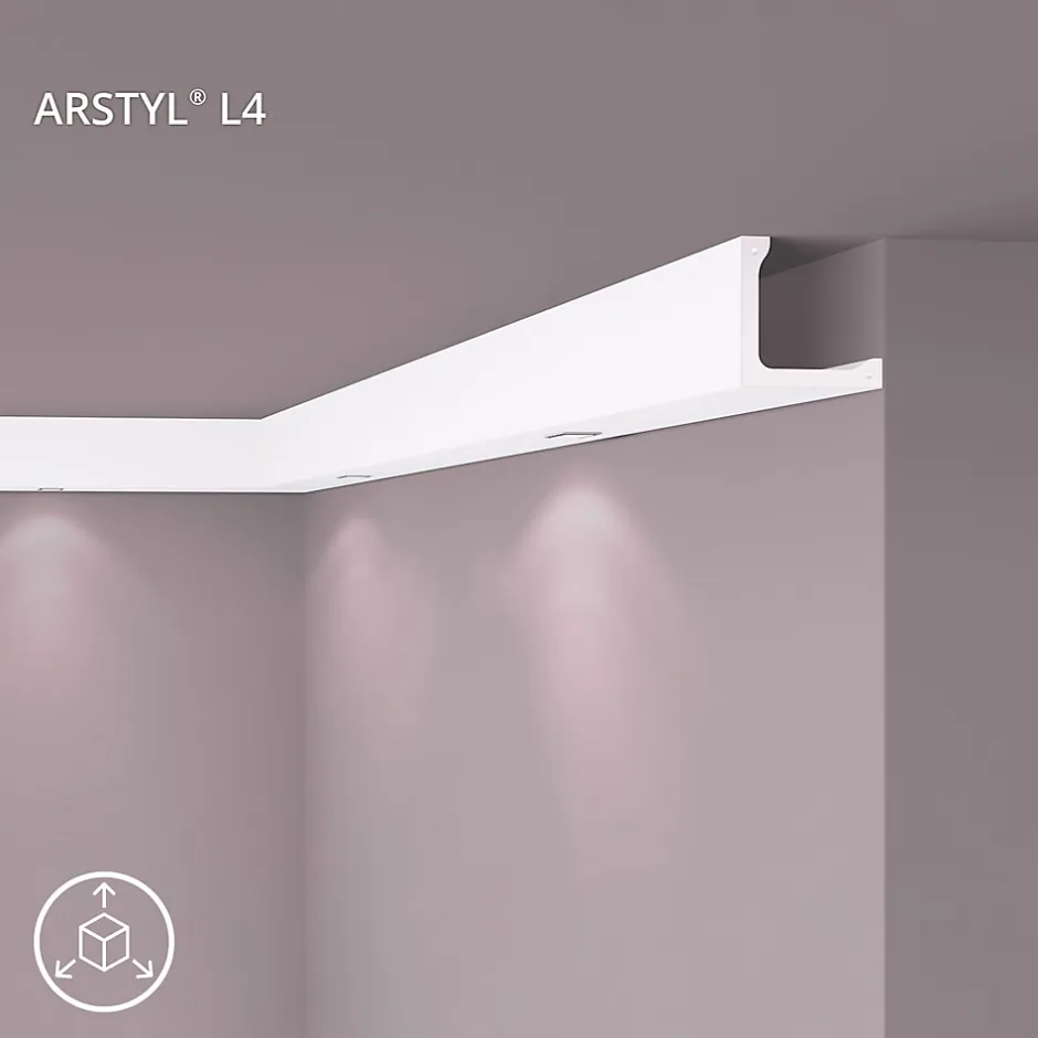 Noel & Marquet Moulure couvrante NMC ARSTYL L4 Moulure décorative Corniche Moulure décorative