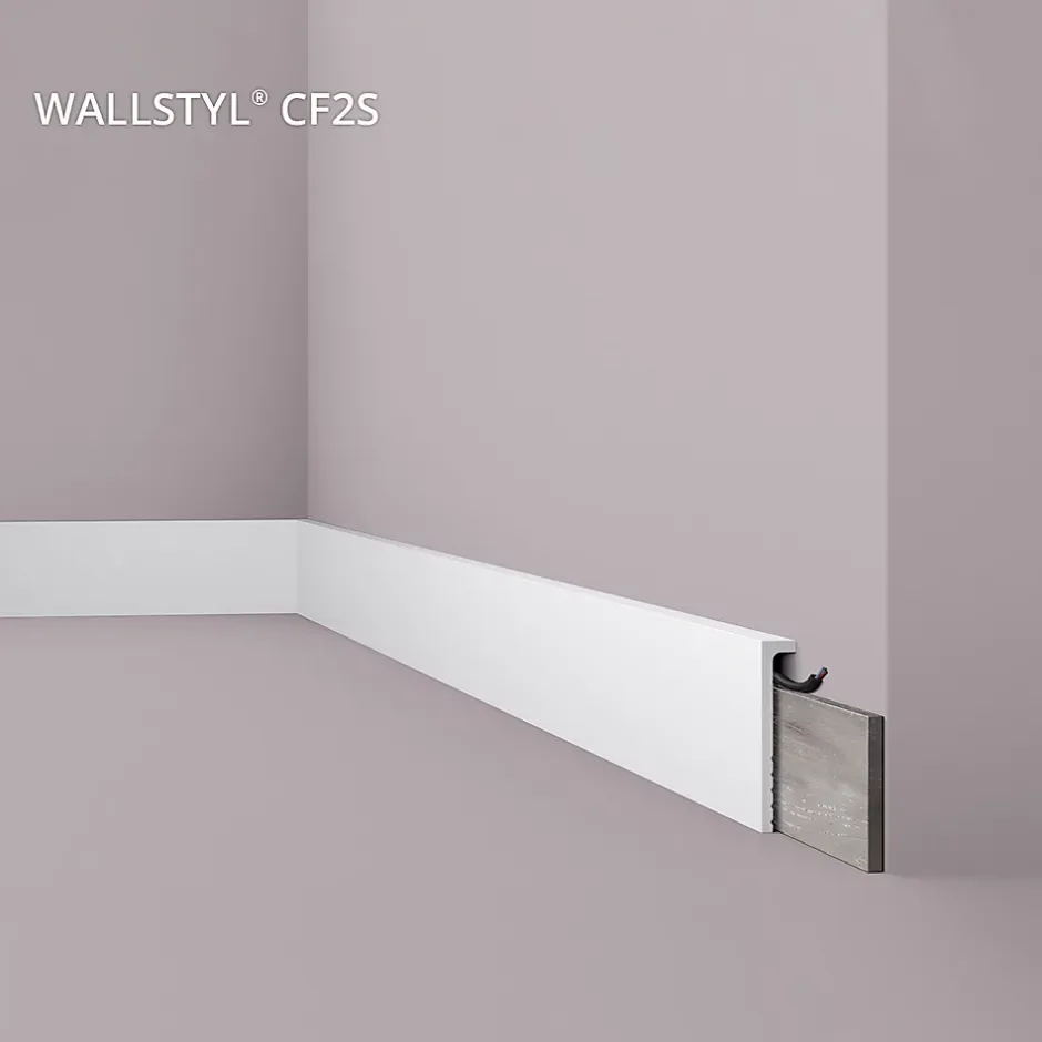 Moulure couvrante NMC WALLSTYL CF2S Moulure décorative Plinthe Moulure décorative-Noel & Marquet Online