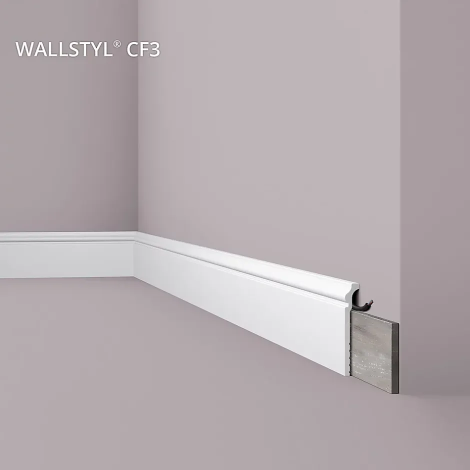 Noel & Marquet Moulure couvrante NMC WALLSTYL CF3 Moulure décorative Plinthe Moulure décorative