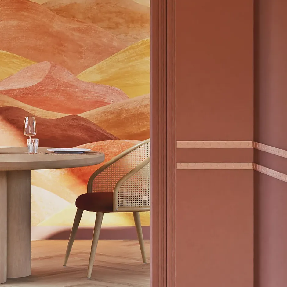 Woodbord Moulure murale décorative en bois ROYALE - 3 x 100 cm - Brut sans peinture - Cimaise - Plinthe - Baguette d'ornement