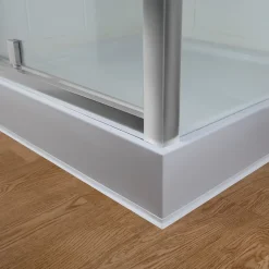 Quest Moulure Souple Auto-Adhésive en PVC 10x10 mm, Plinthe Souple, Bande Élastique pour Finitions et Étanchéité des Jonctions, blanc, 5