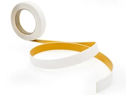 Quest Moulure Souple en PVC 10x10 mm, Auto-Adhésive avec Bande Mousse, Plinthe Souple, pour Finitions et Étanchéité des Jonctions, blanc