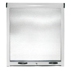 Yourself Moustiquaire à enroulement en kit réductible universel pour fenêtres verticales EASY-UP Blanc 80x170