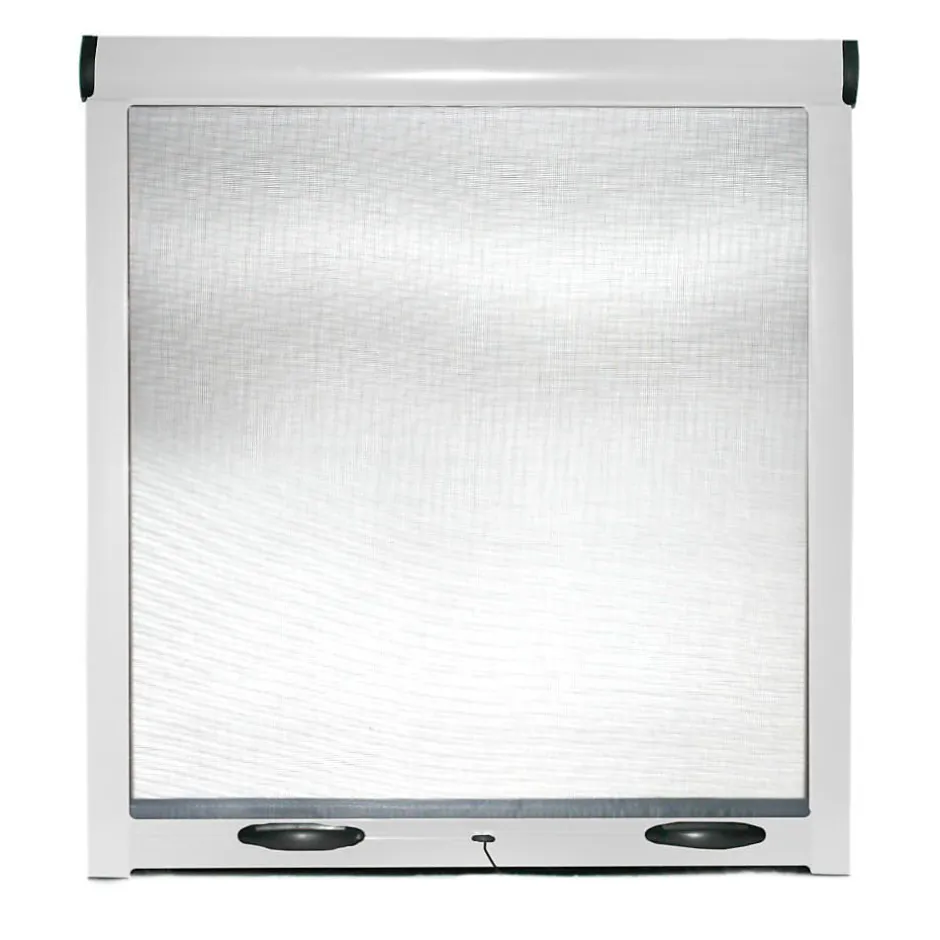 Yourself Moustiquaire à enroulement en kit réductible universel pour fenêtres verticales EASY-UP Blanc 80x170