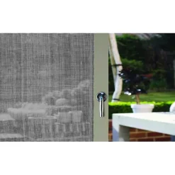 Moustiquaire - Moustiquaire - Anthracite - H.1 x L.2 m - Enroulement latéral - Ajustable-Generique Online