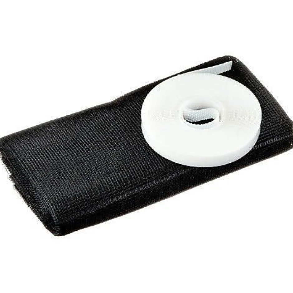 Tesa Moustiquaire - - Standard - 1,3 m x 1,5 mm - Noir - Fixation auto agrippante