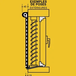 Moustiquaire alu à enrouleur automatique-Windhager New