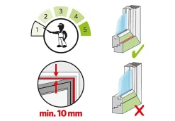 Moustiquaire anti-pollen pour fenêtre blanc 130 x 150 cm