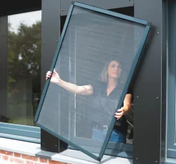 Moustiquaire cadre recoupable 85 x 85cm gris anthracite - Toile fibre de verre-Avosdim Hot