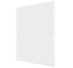 Avosdim Moustiquaire cadre recoupable 130 x 150cm blanc - Toile fibre de verre