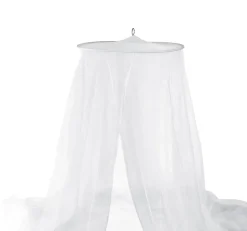 Avosdim Moustiquaire ciel de lit tulle blanc - H250cm / Périmètre 1250cm