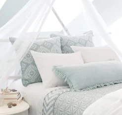 Avosdim Moustiquaire ciel de lit tulle blanc - H250cm / Périmètre 1250cm