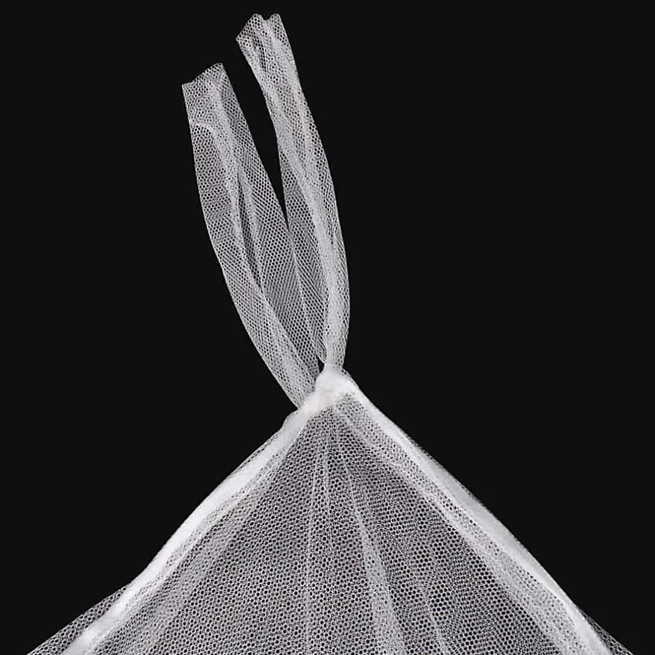 Moustiquaire de lit carré 3 ouvertures 2 pcs-Vidaxl Outlet