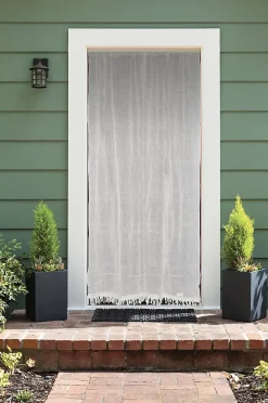 Morel Moustiquaire de porte en coton écru 140 x 225 cm