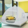 Moustiquaire dôme pop-up 195x150 cm mobile pour lit-IDMarket Best