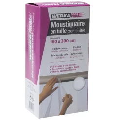 Moustiquaire en tulle blanc-Werka Pro Clearance